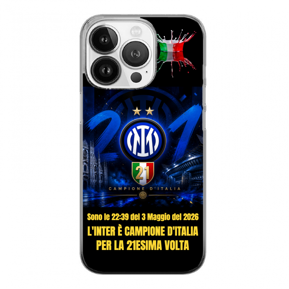 IPHONE 16 PRO MAX COVER NERAZZURRI CAMPIONI