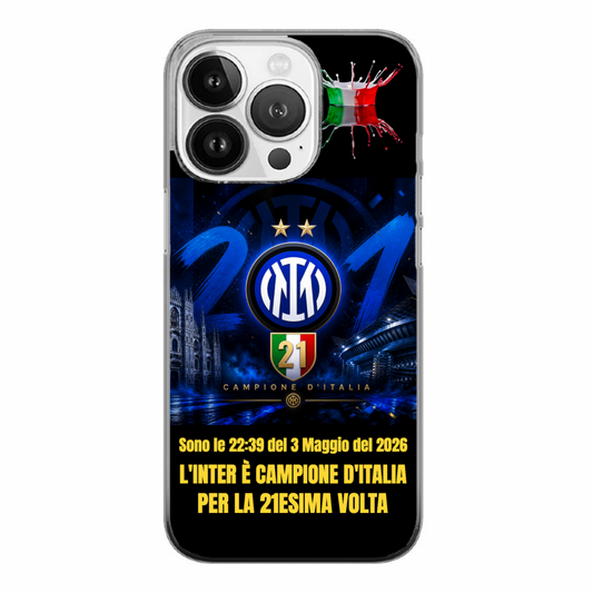 IPHONE 16 PRO COVER NERAZZURRI CAMPIONI