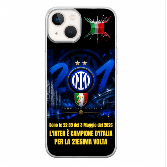 IPHONE 15 PLUS COVER NERAZZURRI CAMPIONI