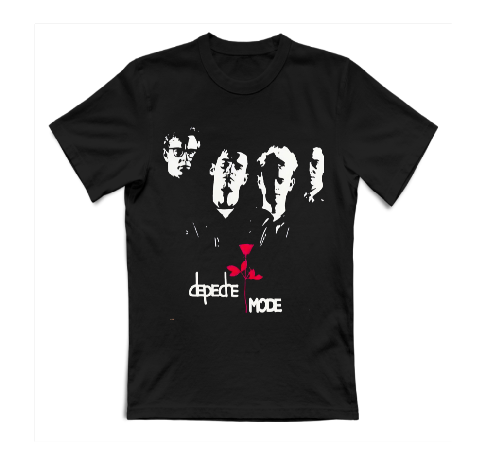 T-SHIRT UNISEX ADULTI E BAMBINI DEPECHE M