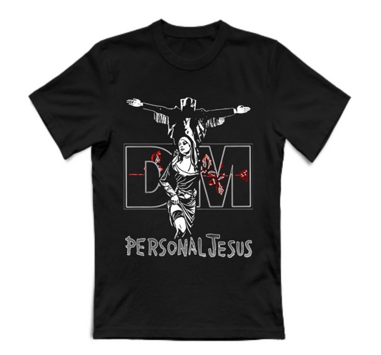T-SHIRT UNISEX ADULTI E BAMBINI PERSONAL JESUS DEPECHE MODE